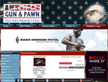 Tablet Screenshot of americangunandpawn.com